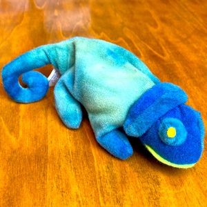 TY Teenie Beanie Baby Iggy the Iguana tie dye 1993